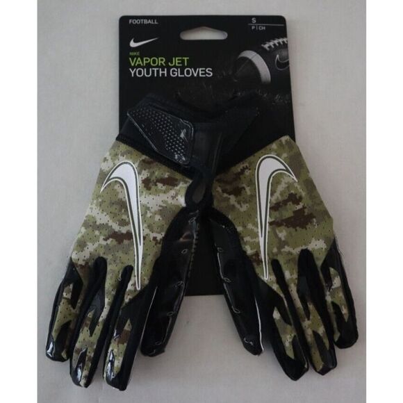 Nike Unisex Youth Sz S Salute to Service Vapor Jet 6.0 Football Receiver Gloves - Picture 1 of 3